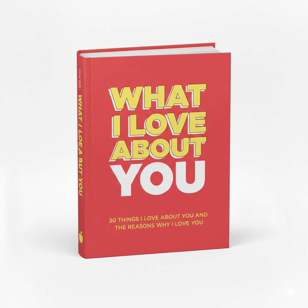 What I Love About You. Why I Love You Fill-in-the-Blank Gift Book. The Perfect Anniversary Gift for Couples.
